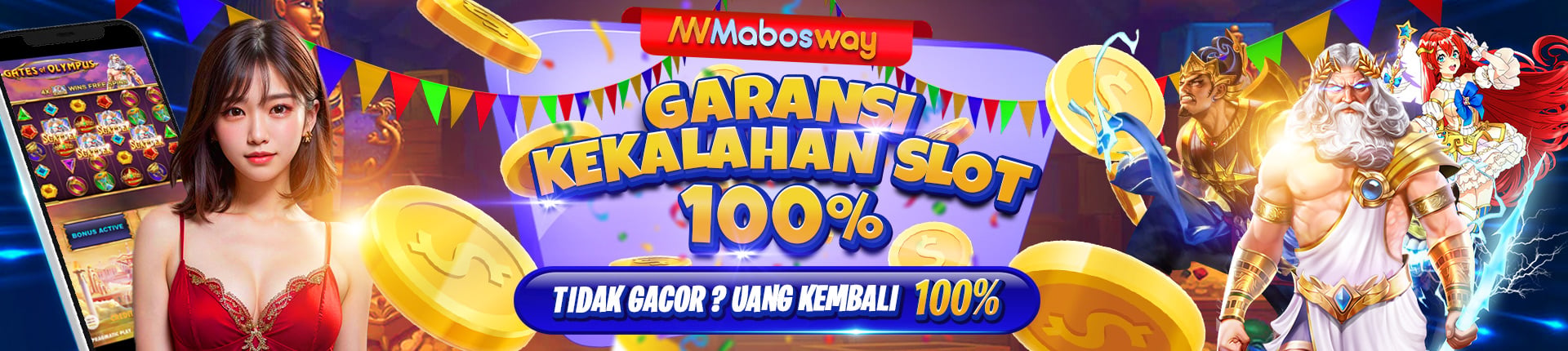 BONUS GARANSI KEKALAHAN 100%